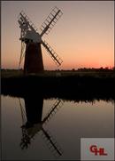 Turf Fen Mill at Sunset